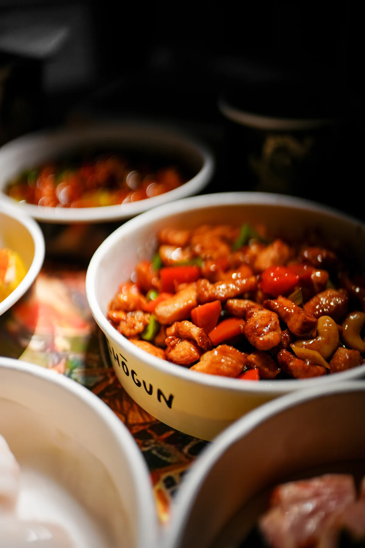 A hot Chinese dish prepared by Shōgun